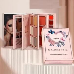 NWT 5in1 Book-Style Foldable Makeup Palette Set, 78 Shades